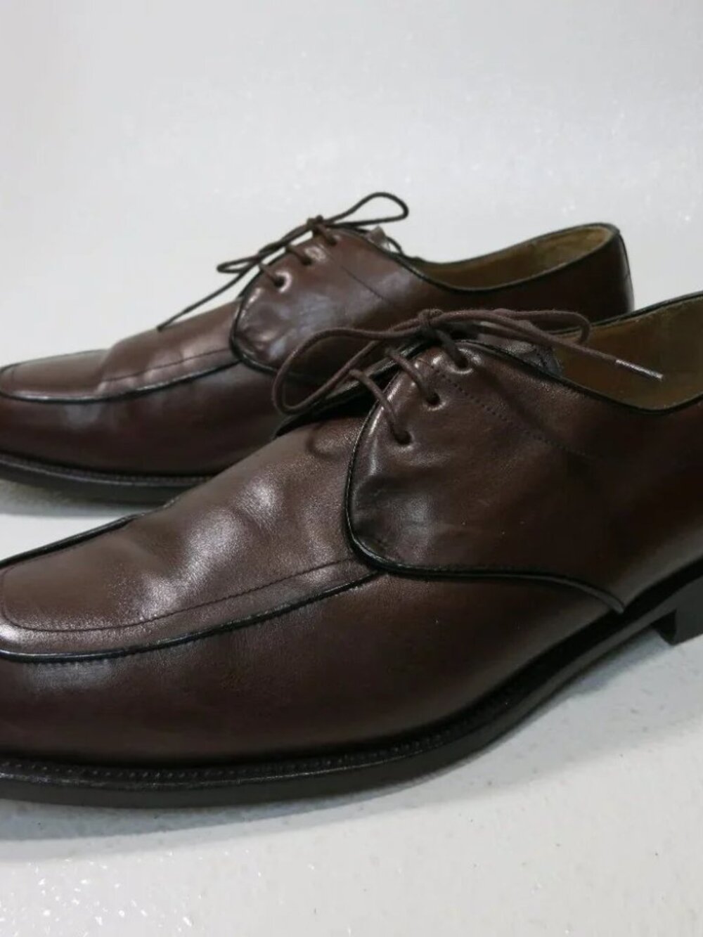 Mezlan Palmetto Split Top Leather Dress Oxfords Shoes Footwear Men's Sz 10 W